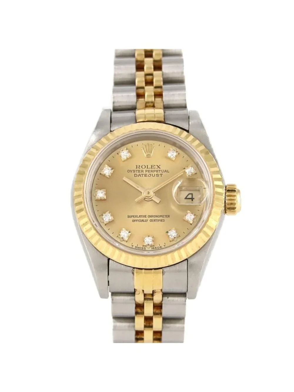Rolex Datejust Stainless Steel Yellow Gold Automatic